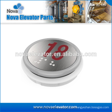 Botón de elevador con braille, piezas de elevación